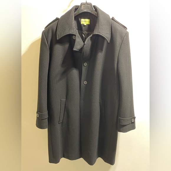 Fiorucci Men’s Wool Coat - Picture 2 of 14